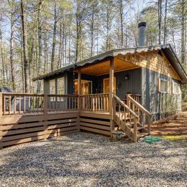 5 Mi to Helen: Woodsy Oasis w/ Hot Tub & Fire Pit!，位于索蒂纳科奇的酒店