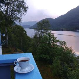 Holiday home near Skogseidvatnet，位于Sævareid的酒店
