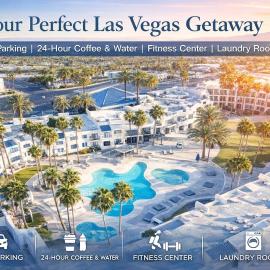 Serene Vegas Boutique Hotel Las Vegas，位于拉斯维加斯的酒店