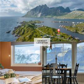 Sundet Lofoten Holiday House，位于Sund的酒店