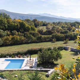 Old Oak Villa-house with Private Pool, Authentic Tavern & BBQ，位于Hrvace的酒店