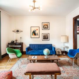 Luxe Mid-Century Styled Historic Townhouse #1，位于底特律的酒店