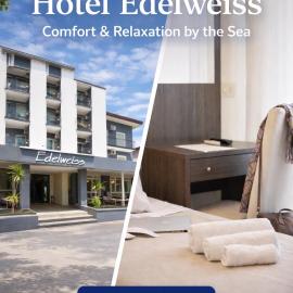 Hotel Edelweiss Riccione，位于里乔内的酒店