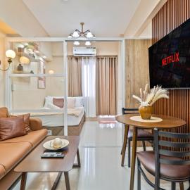 Mactan Cebu Cozy Relaxing Studio with Pool View Balcony，位于Pajak的酒店