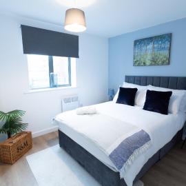 Spacious City Centre Apartment with Balcony，位于伍尔弗汉普顿的酒店