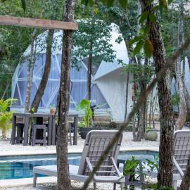 Glamping Mayan Glam，位于图卢姆的酒店