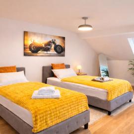 NewCityHome-3 Zi-Spacious Apartment Harley - Kaßberg - priv Parking，位于开姆尼茨的酒店