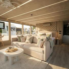 Lieblingsplatz Parey - Hausboot Wellness & Hausboot Deluxe，位于Parey的酒店