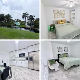 2 bed peaceful, lakeview studio NO FEES，位于Atlantis的酒店