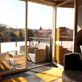 Ferienwohnungen Augustinerhof，位于奎德林堡的酒店