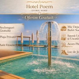 Hotel Poem Eforie Nord - Roof Top Pool & Panoramic Sea View，位于艾福雷诺德的酒店