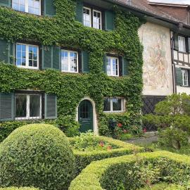 Historisches Fachwerkhaus mit Blick auf den See，位于Salenstein的酒店