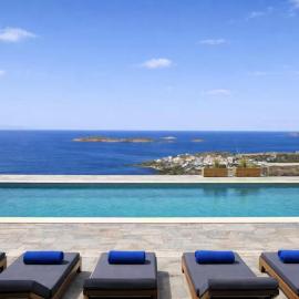 Aloe On the Rock Villa with Private Pool & Sea View by Explore Andros，位于巴特斯欧的酒店