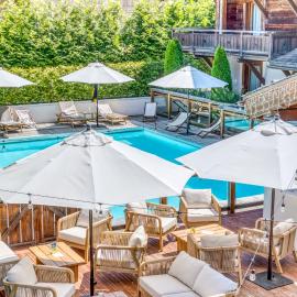 Les Loges Blanches Megève，位于梅杰夫的酒店