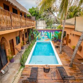 Hotel Sur Bacalar，位于巴卡拉尔的酒店