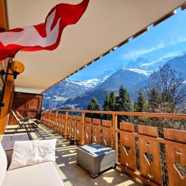 Panorama View, Balcony, 6min Walk to Lift, Modern，位于尚佩里的酒店