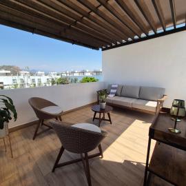 Casa de descanso con terraza, asador y alberca cerca de CDMX，位于尧特佩克的酒店