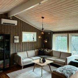 Renoverte Hytter Med Høye Tak Og Naturlig Utsikt，位于Kjetså的酒店