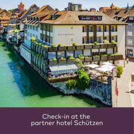 Hotel Schiff am Rhein，位于莱茵费尔登的酒店