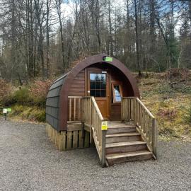 By The Way Campsite, Posh Pod, Cobbler，位于泰恩德拉姆的酒店