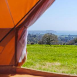 Boscoppa Farm-Furnished Bell Tent 4，位于圣奥斯特尔的酒店