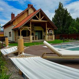 Villa Spełnienie Mazur，位于Stare Kiejkuty的酒店