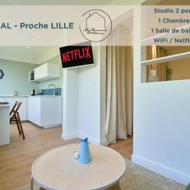 Le Nid - Parking - 15 min centre de Lille，位于瓦斯凯勒的酒店