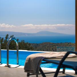 Vrachos Nature Lodges Thyme 1, Private pool，位于圣加利尼的酒店