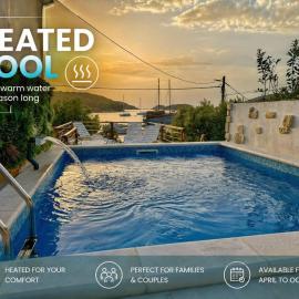 Beach Villa Ema with Heated Pool，位于拉布的酒店