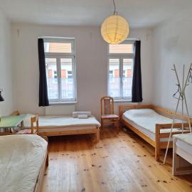 Helles geteiltes Mehrbettzimmer，位于莱比锡的酒店