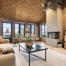 Cozy Cottage With Sauna In Flå，位于弗洛的酒店