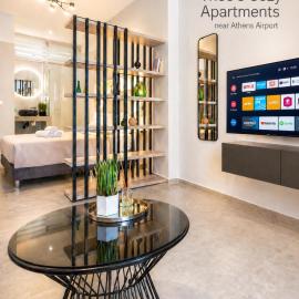 Theo's Cozy Apartment's near Athens airport，位于斯巴达的酒店