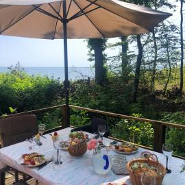 House With A View And Direct Access To Beach，位于哈泽斯莱乌的酒店