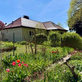 Haus direkt am See, 50m zum Strand, mit Garten & Kamin，位于华法林的酒店