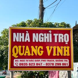 Nhà Nghỉ Quang Vinh,位于Ba Que的酒店