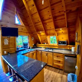 Glamping MORET Cabaña Alpina M3 para 2 a 6 personas，位于Los Lirios的酒店