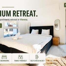 Spacious 4BR & 1LR Villa for Families & Groups，位于默德林的酒店