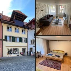 a knight's townhouse，位于Büren an der Aare的酒店