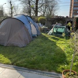 Groene tent voor 2 personen, 1 km van tomorrowland，位于勃姆的酒店