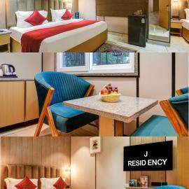 J Residency with Free Pickup from Nizamudin Railway Station 12 PM TO 6 PM，位于新德里的酒店