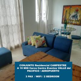 Acogedor apartamento , cercania centro eventos del pacifico, aeropuerto，位于Yumbo的酒店