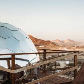 Impressive Dome with Great Panoramic Desert Views in Terlingua, Texas，位于特灵瓜的酒店