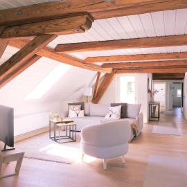 Family Suite little Nest, 120 m, Hallwilersee Nähe, Hund,2 PP, 2 Bäder，位于特乌芬塞尔的酒店