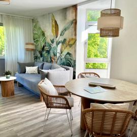 Besilima Apartments Deidesheim - zentral & ruhig am Kurpark，位于代德斯海姆的酒店