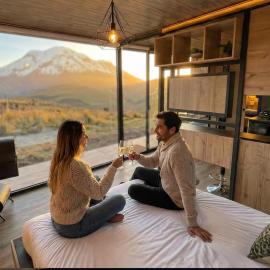 Tiny house, comfort and peace facing Chimborazo，位于里奥班巴的酒店