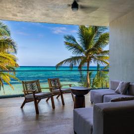 Luxury Beachfront 3BR Apt 102 | Neea Bahia Soliman，位于Balcheil的酒店
