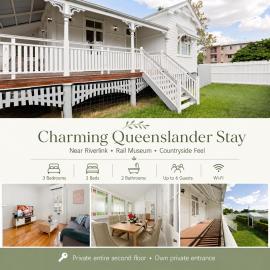3BR Queenslander Retreat at Ipswich Riverlink，位于伊普斯维奇的酒店