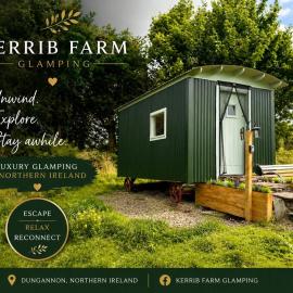 Kerrib Farm Shepherds Hut，位于波默罗伊的酒店