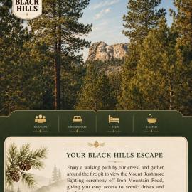 Grizzly Bear Creek- Mt Rushmore Views- Hot tub，位于奇斯顿的酒店
