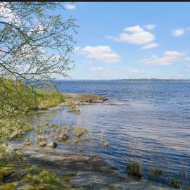 Tiny house with lake view，位于Hammarö的酒店